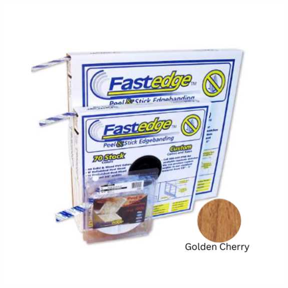 Pvc 15/16 Fastedge PSA Golden Cherry 50' Roll - Peel and Stick Roll